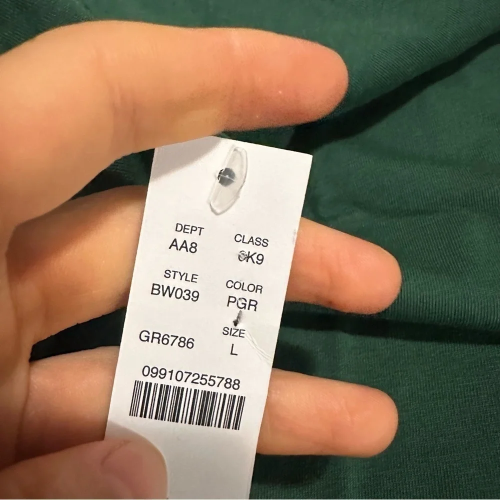 J crew prospect green broken in tee shirt